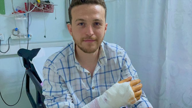 Sahipsiz köpeğin saldırısına uğrayan kişi yaralandı