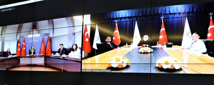 AK Parti heyeti, CHP ve MHP heyetleri ile bayramlaştı