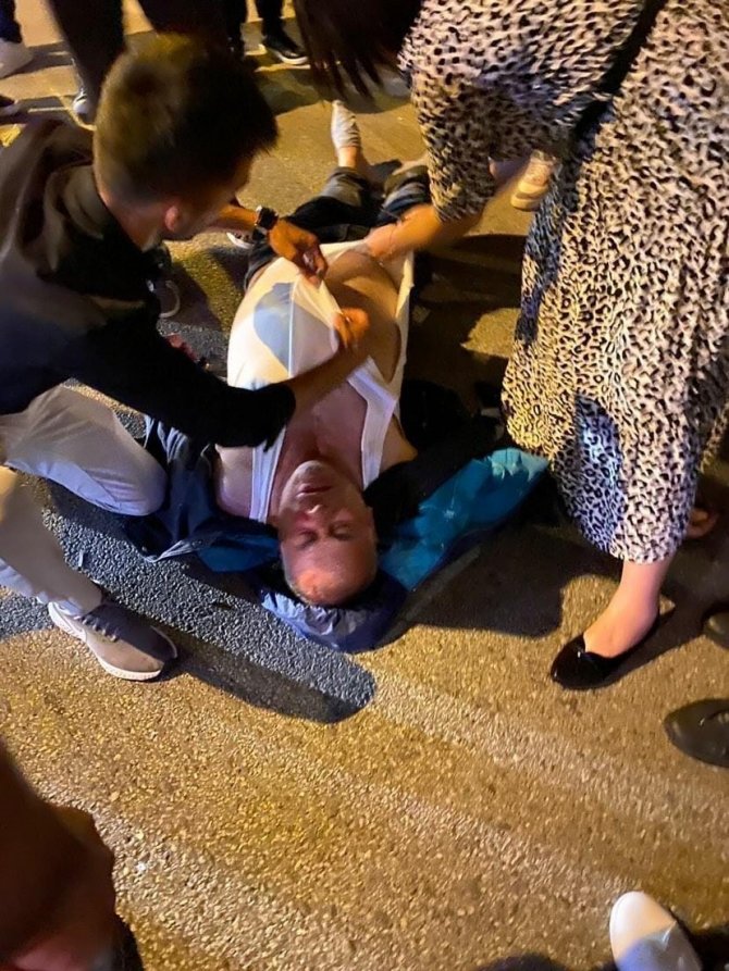 Alkollü sürücünün arkadan çarpıp sürüklediği motosiklet sürücüsü ağır yaralandı