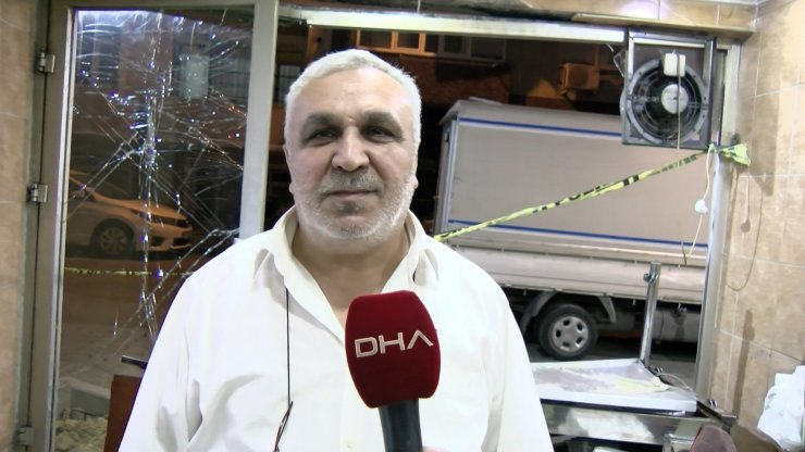 Camdan sarkarak sosyal medyada yayın yaparken fırına girdi