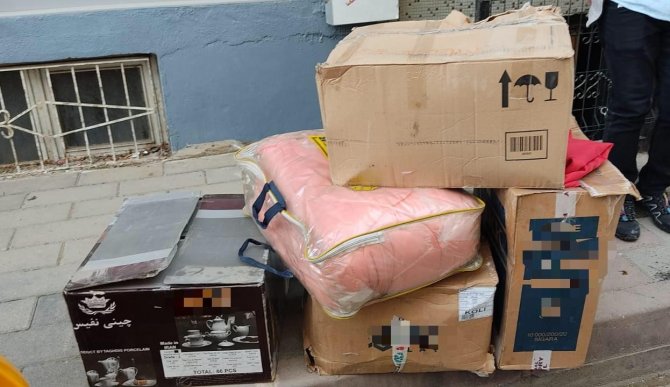 Gelin çeyizini çalan hırsız yakalandı