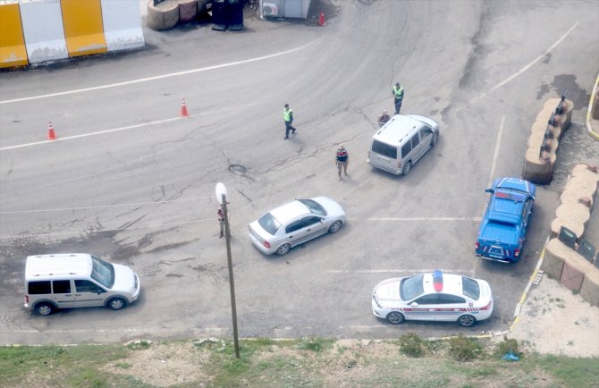 Jandarmadan helikopterli bayram trafiği denetimi
