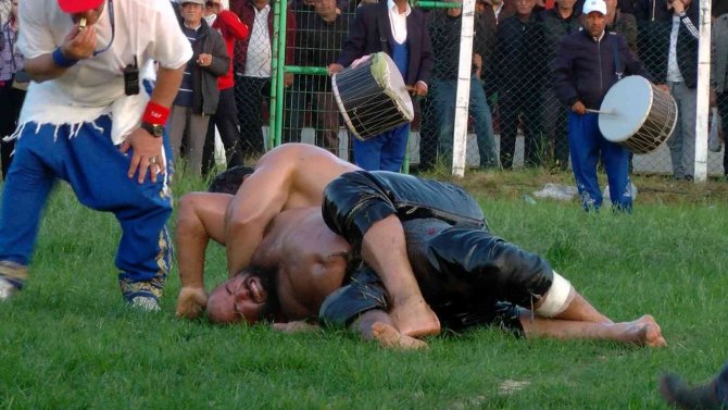 Konyalı pehlivan başpehlivan oldu
