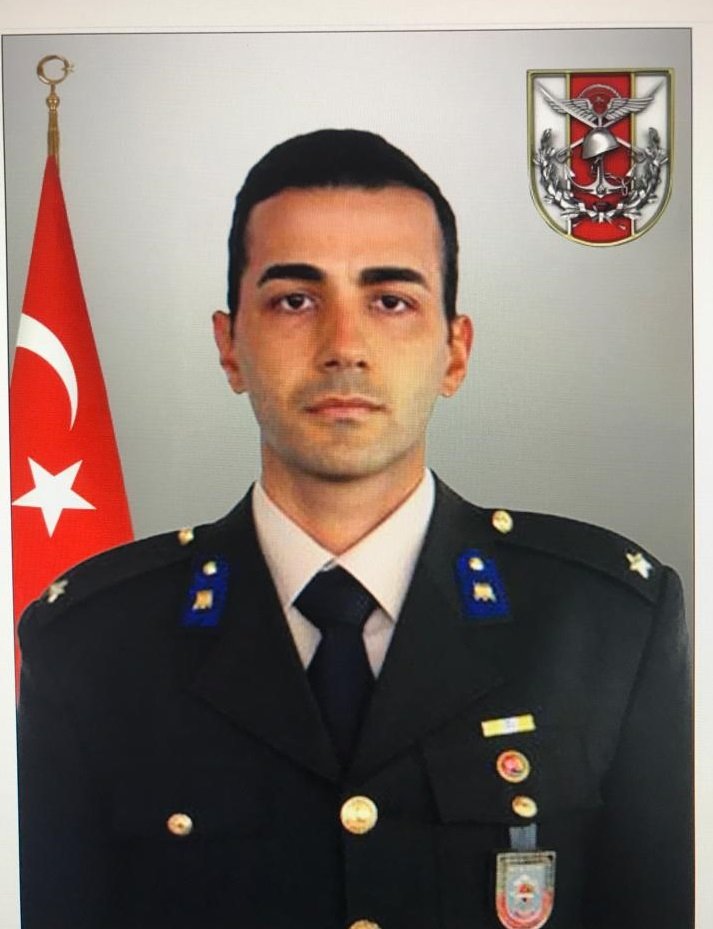 Şehit teğmenin baba ocağnıda yas var