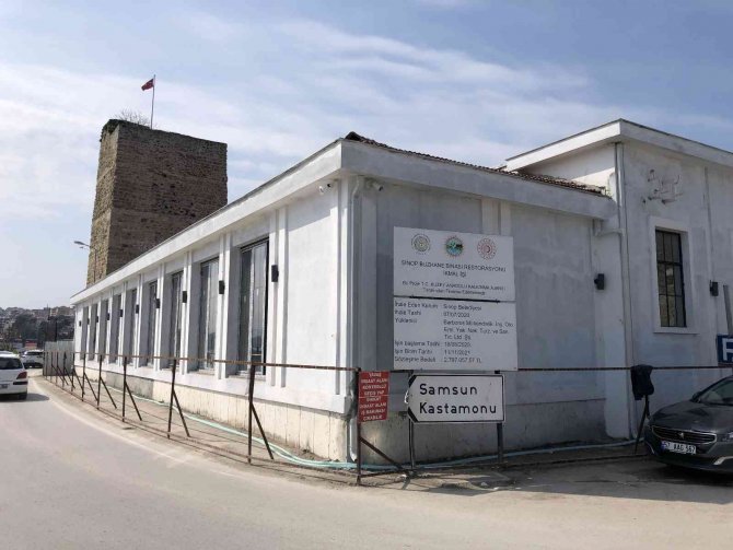 Tarihi Buzhane binası restorasyonunda sona gelindi