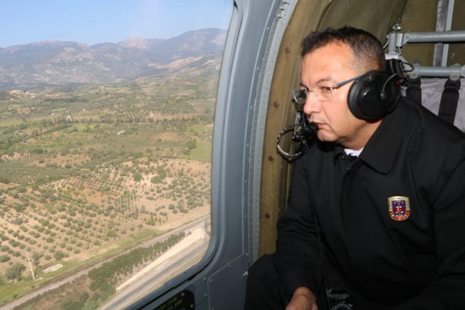 Bayram dönüşü trafiğine helikopterli denetim