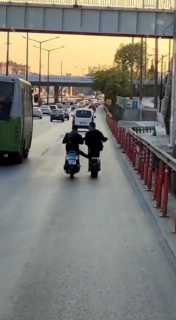 D-100’de tehlikeli ve korkutan yardımlaşma