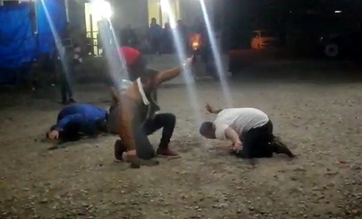 Düğünde zurnacının vurulma anı kamerada