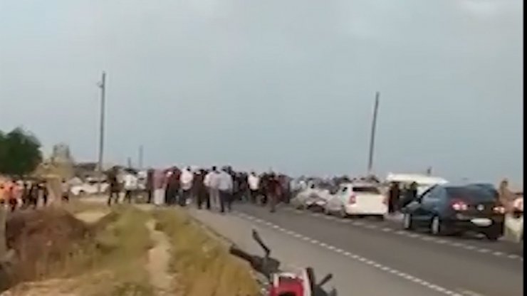 Jandarma, kaza sonrası çıkan kavgayı havaya ateş ederek sonlandırdı