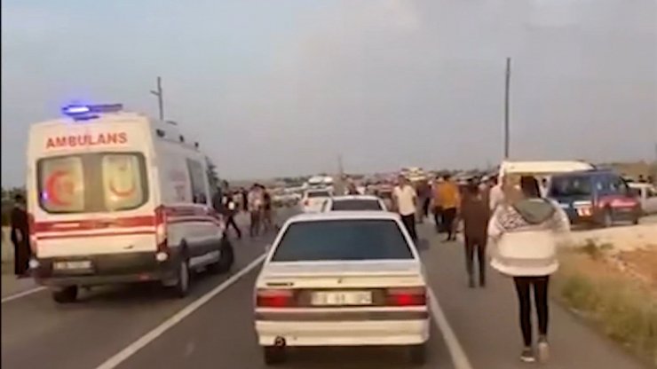 Jandarma, kaza sonrası çıkan kavgayı havaya ateş ederek sonlandırdı