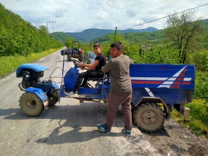 Patpat fındık tarlasına uçtu: 3 yaralı