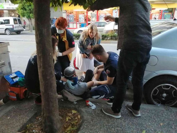 Kadın sürücü gözyaşlarını tutamadı