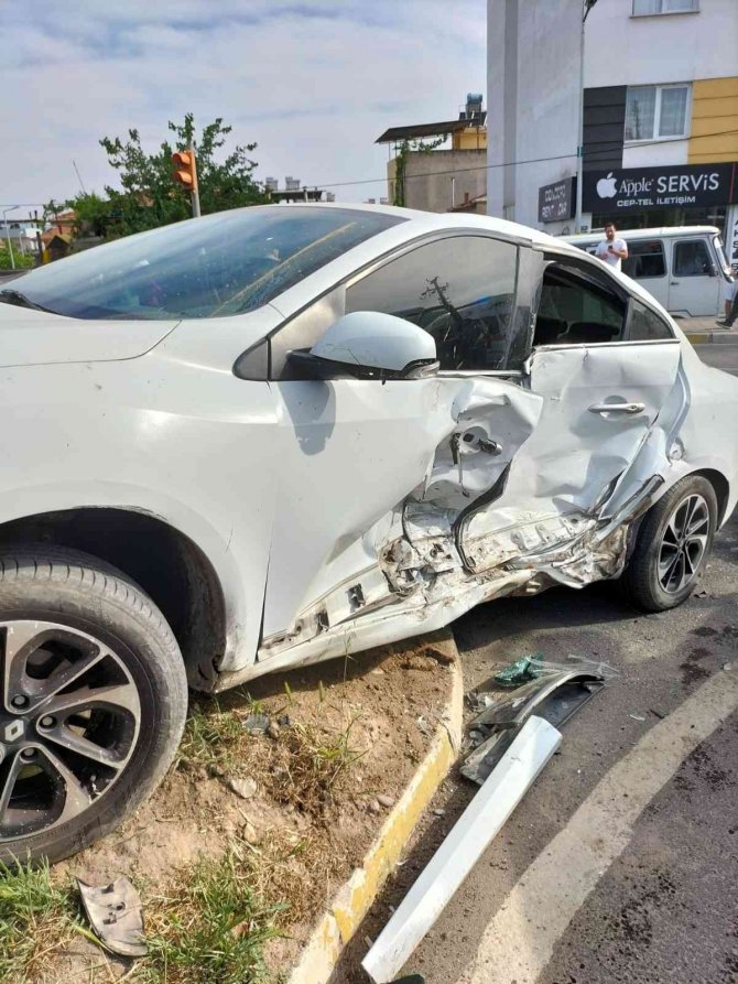 Trafik kazası; 1 yaralı