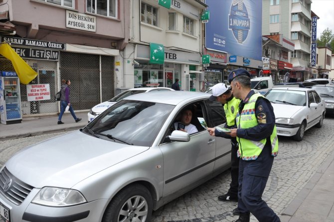 Akşehir'de "Yayalar İçin 5 Adımda Güvenli Trafik" uygulaması