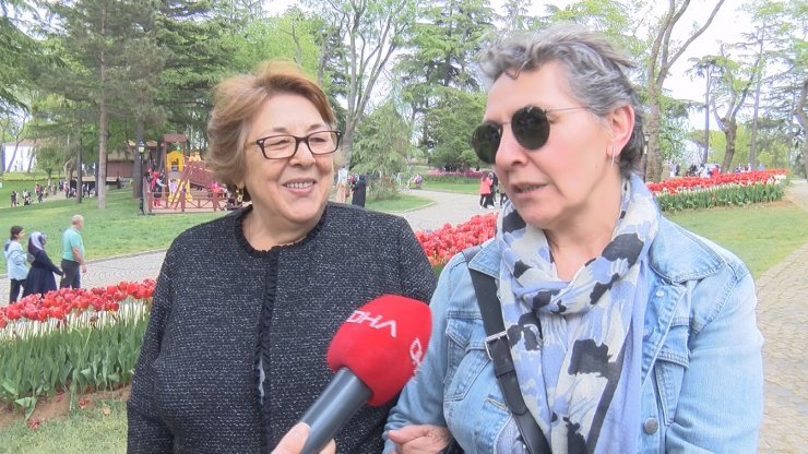 Emirgan Korusu’ndaki 'lale şöleni'ne fotoğraf gölgesi