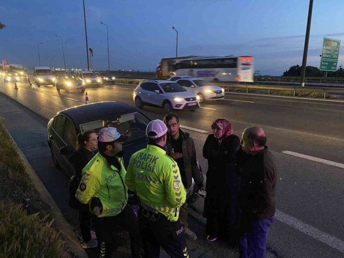 TEM’de 4 araç birbirine girdi