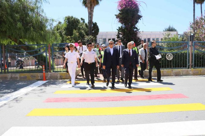 ’Yayalar için 5 adımda güvenli trafik’ kampanyası Mersin’de başladı