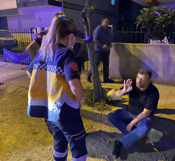 Alkollü kişi, polis ekiplerine zor anlar yaşattı