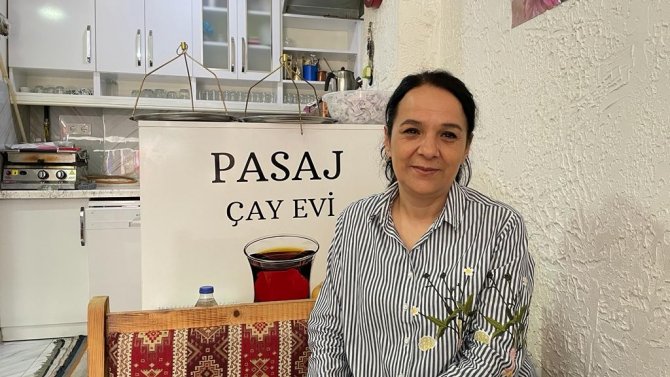 Bir annenin azmi: İşçi olarak girdiği çay ocağını satın aldı
