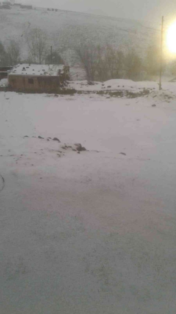 Mayıs ayında kar yağdı