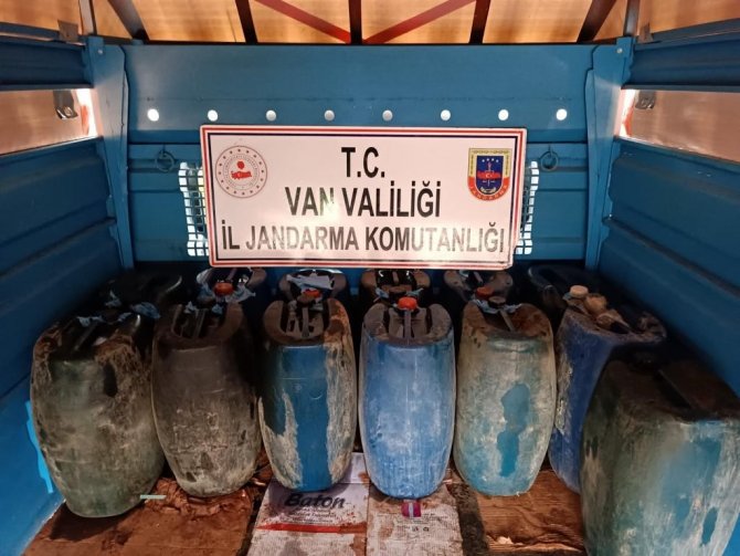 520 litre kaçak akaryakıt ele geçirildi
