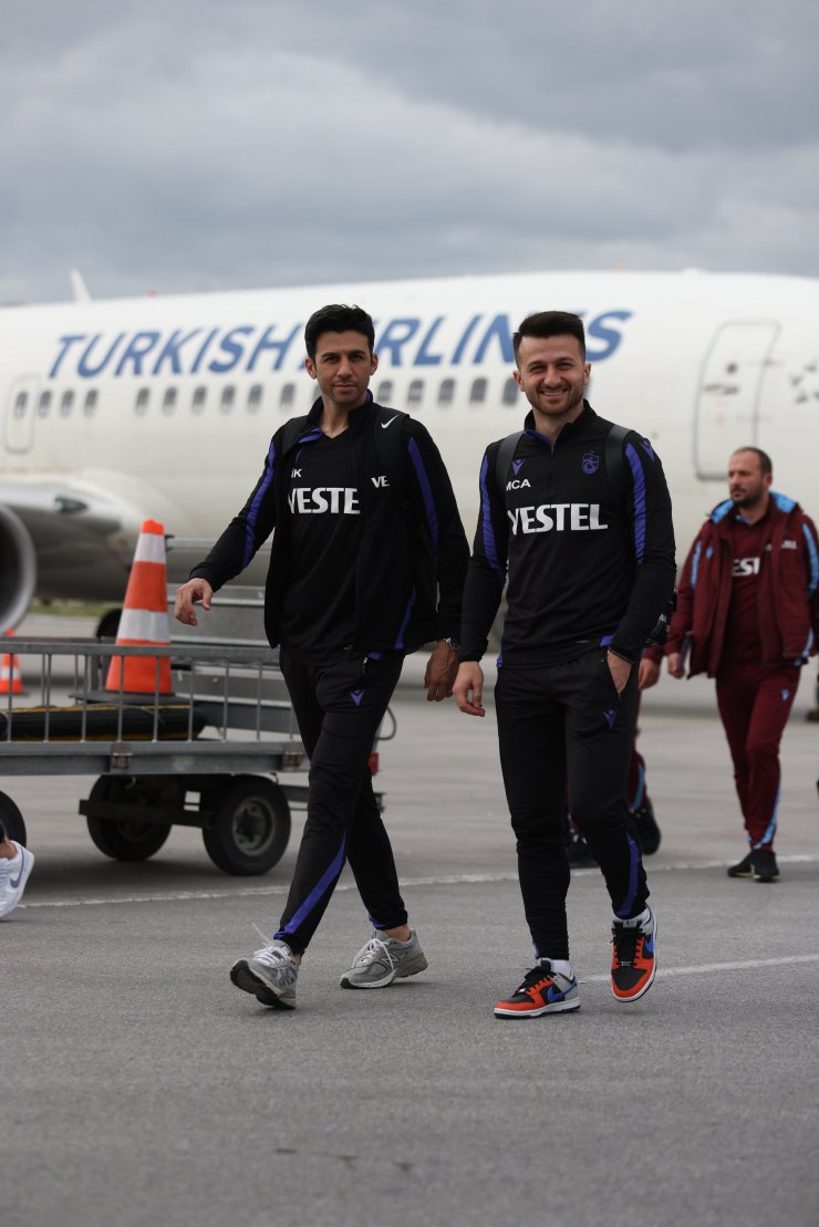 Trabzonspor, kupa maçı için Kayseri'de