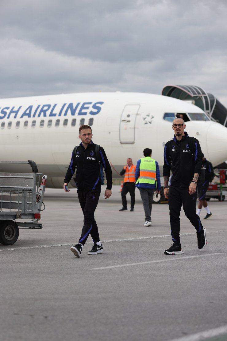 Trabzonspor, kupa maçı için Kayseri'de