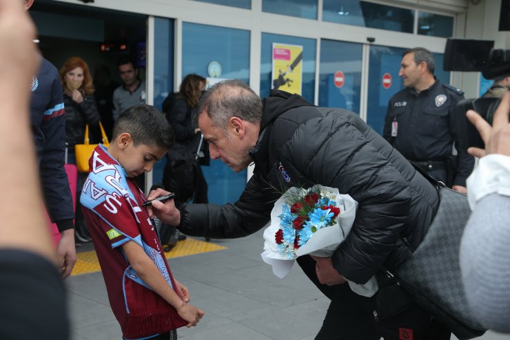 Trabzonspor, kupa maçı için Kayseri'de