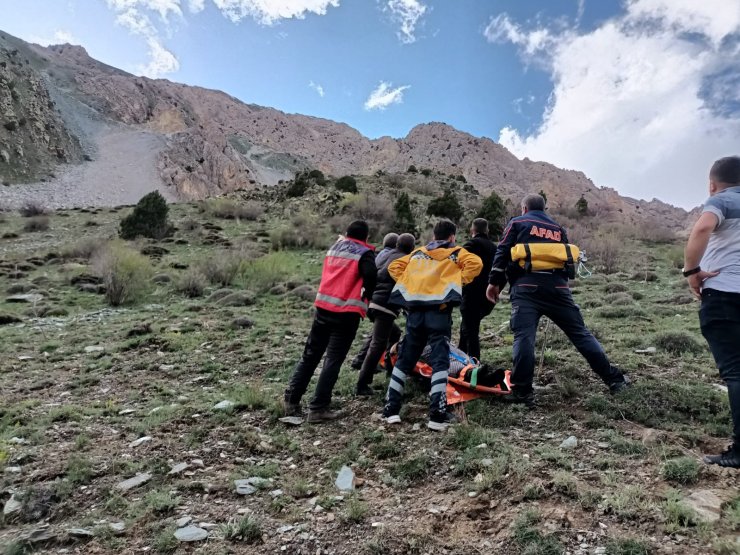 Dağda zehirlenen çoban kadın için askeri helikopter havalandı