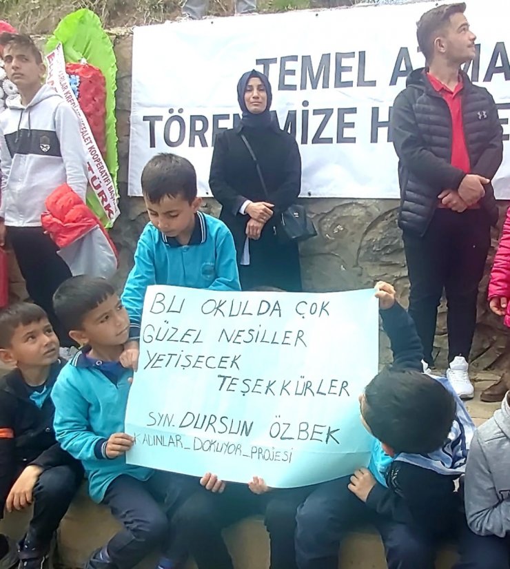 Dursun Özbek’ten memleketine 16 derslikli okul