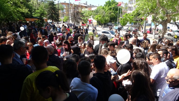 Engelliler için düzenlenen programda 'merdiven' engeli