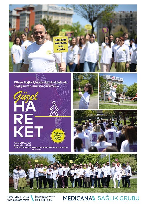 Fiziksel aktivitenin faydalarına dikkat çekmek için yürüdüler