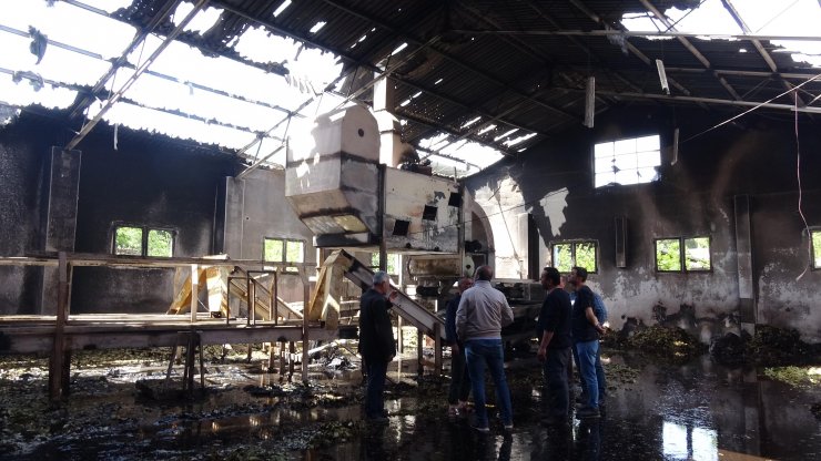 'Kuşum kaçtı' diyerek fabrikayı benzin döküp yakan şüpheli yakalandı