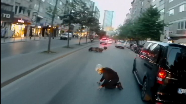 Motosikletlilere yağ tuzağı