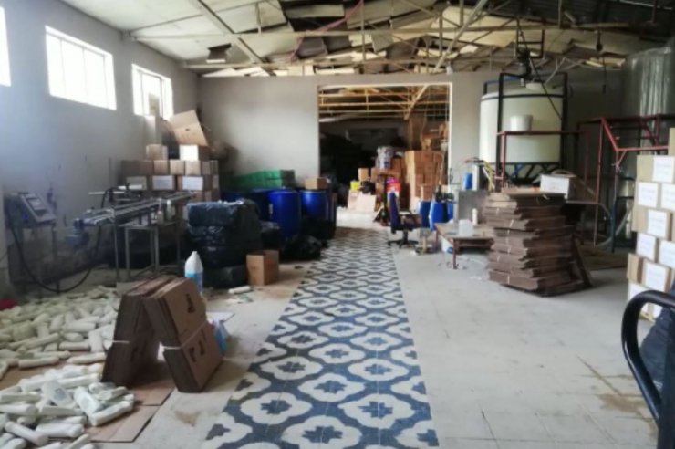 Sahte temizlik ürünü operasyonu