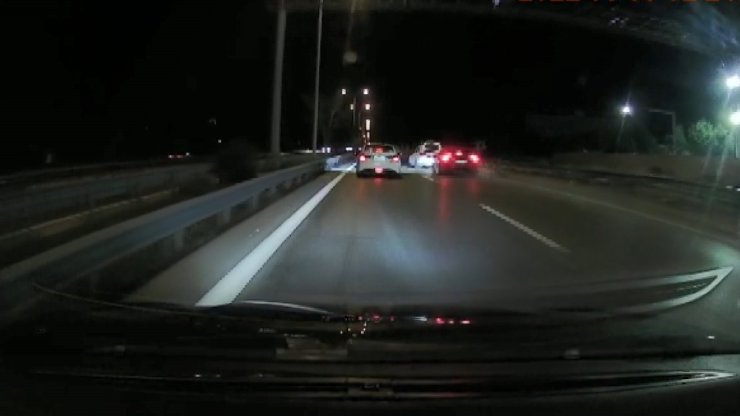 Tuzladaki feci kaza kamerada