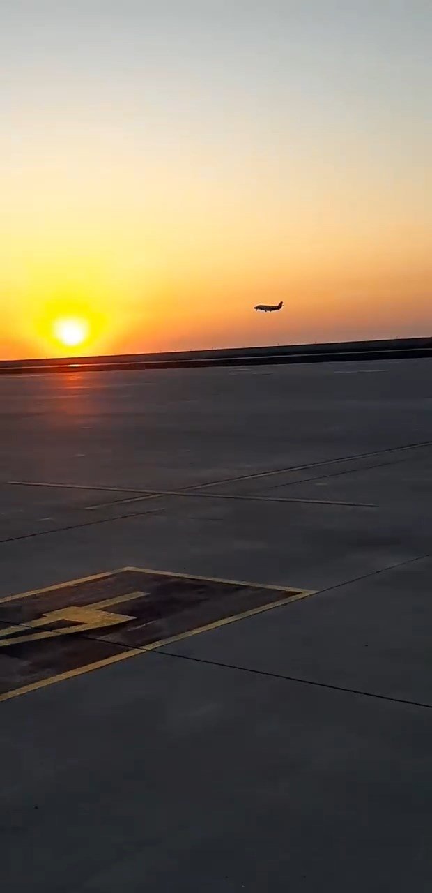 Rize-Artvin Havalimanı’nda test uçağı piste indi