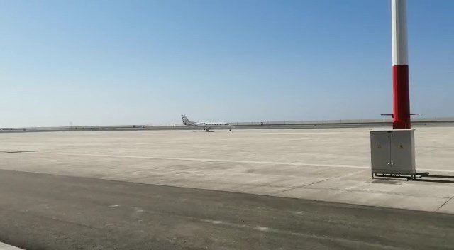 Rize-Artvin Havalimanı’nda test uçağı piste indi