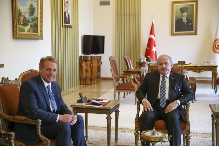 TBMM Başkanı Şentop, ABD Büyükelçisi Flake'i kabul etti