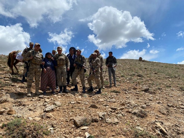 Pancar toplarken kaybolan kadının yeri dronla tespit edildi