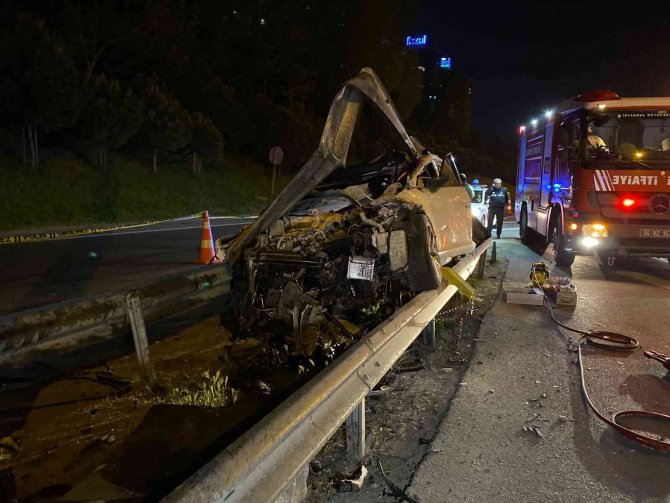 TEM otoyolunda feci kaza: 1 kişi hayatını kaybetti