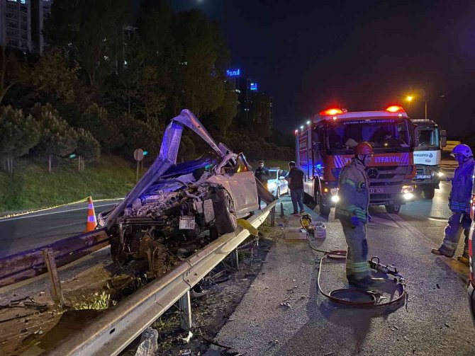 TEM otoyolunda feci kaza: 1 kişi hayatını kaybetti