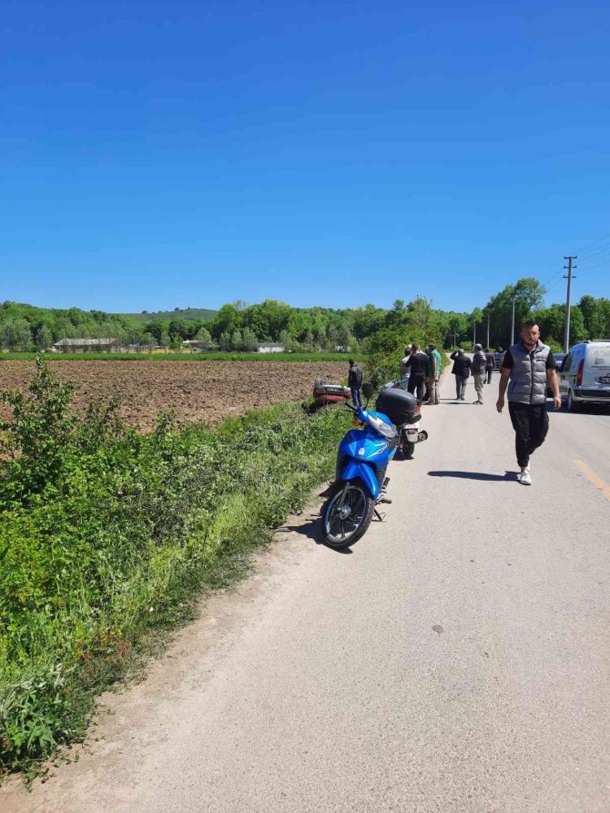 Kontrolden çıkan otomobil su kanalına düştü: 2 yaralı
