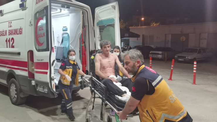 Üzerine asit dökülen işçi ağır yaralandı