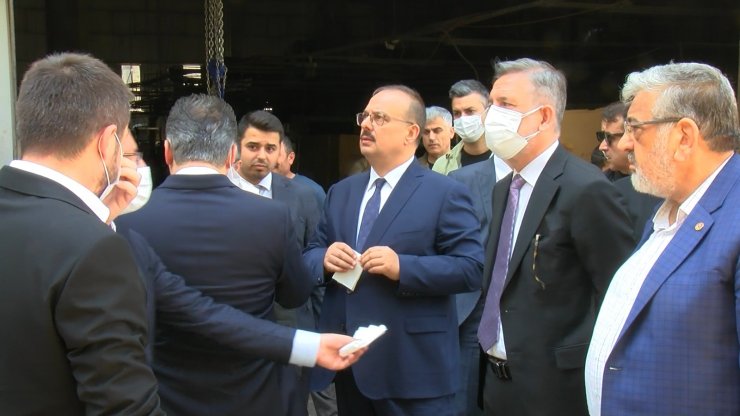 Fabrikada korkutan yangın