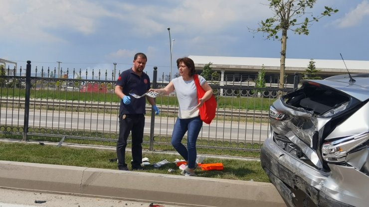 Kazada yaralandı, cipteki 40 kilo et bozulacak diye ambulansa binmedi