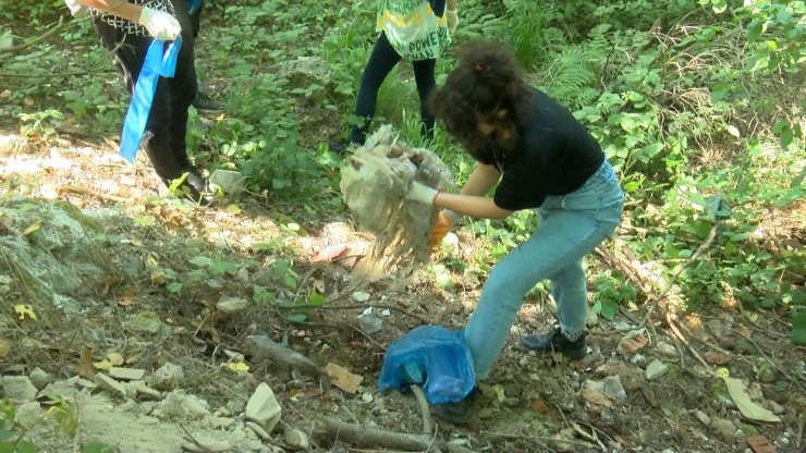Toplanan atıklar fidana dönüşecek