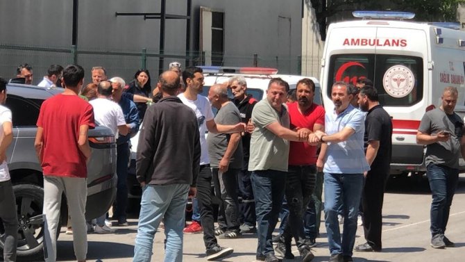 Yangının boyutu havadan çekilen görüntülere yansıdı