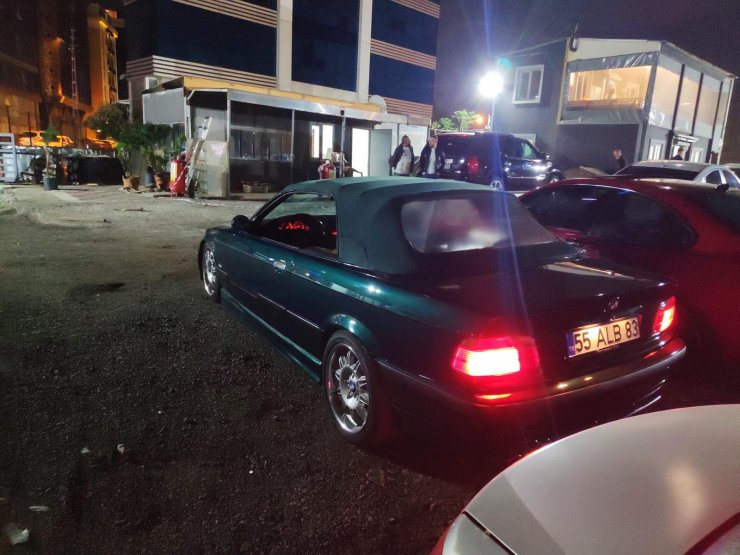 Yolu kapatarak drift yapan sürücü yakalandı