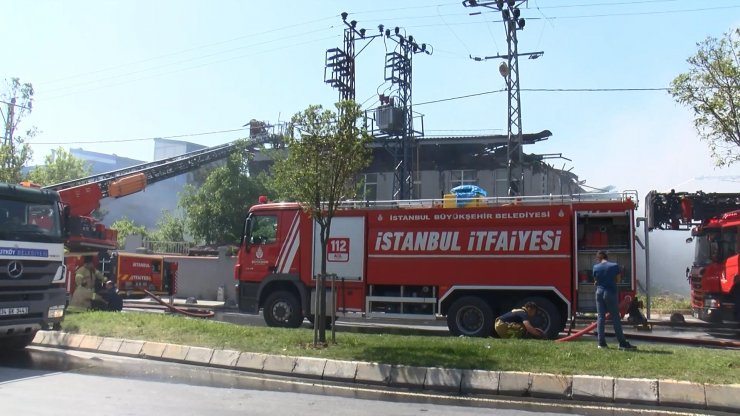 Fabrikadaki yangın söndürüldü